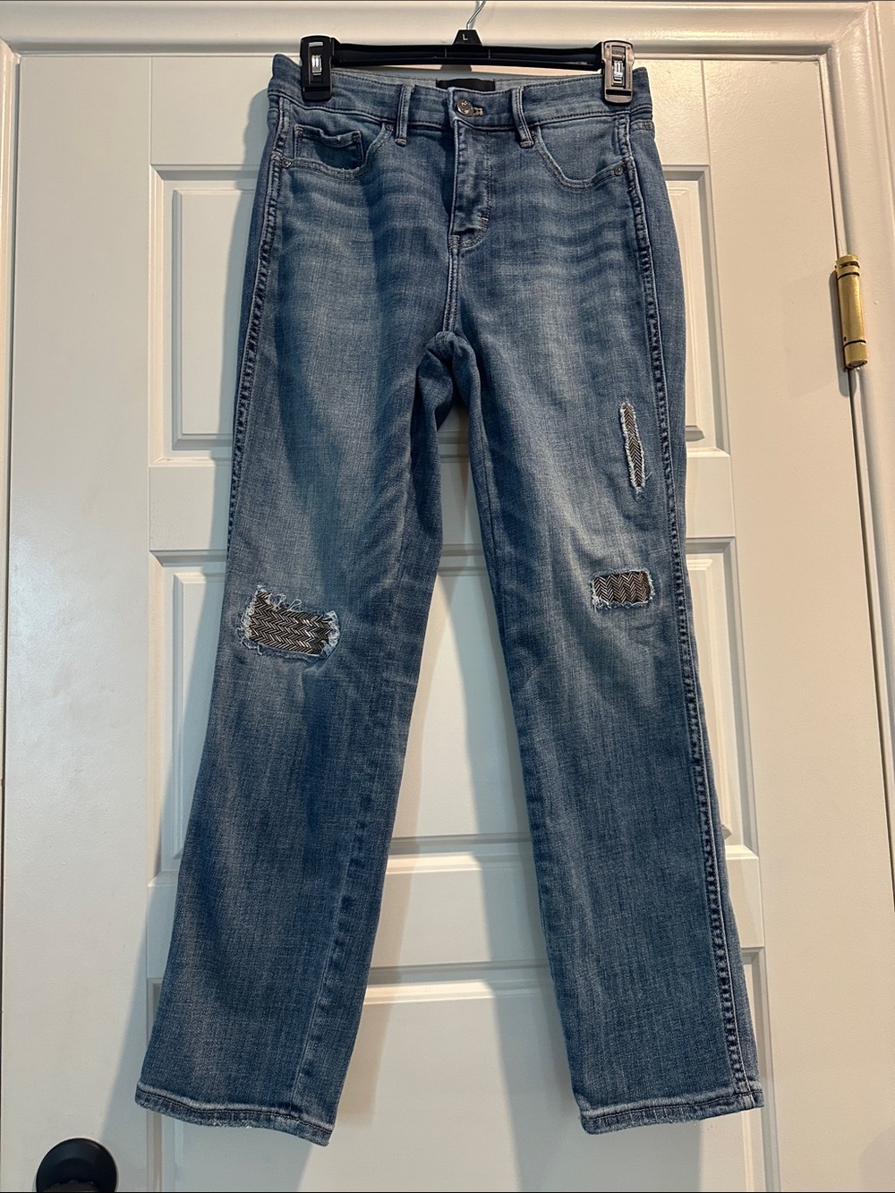 White House Black Market light blue denim jeans